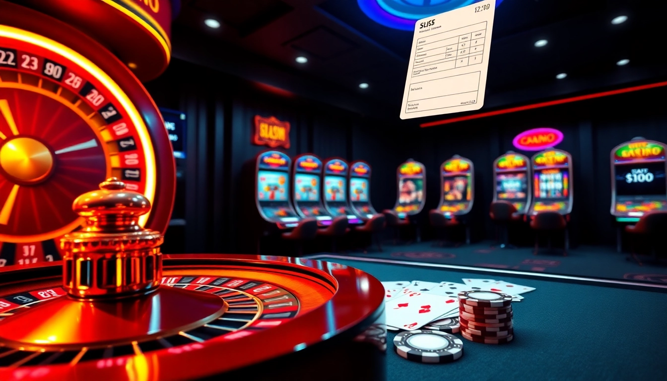 i1dompet's thrilling online casino environment showcases vibrant roulette and poker action.